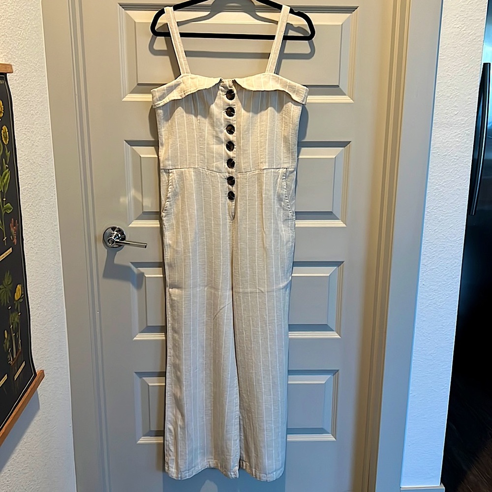 Indigo Rein Linen Romper